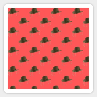 Cork Hat - Red Sticker